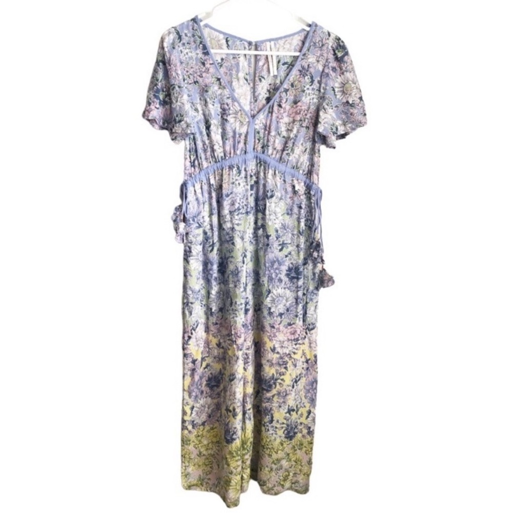 Anthropologie Tassel Jumpsuit